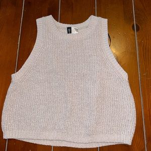 cropped grey sweater size Medium super comfy